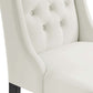 Modway Baronet Performance Velvet Set of 2 Dining Chair White MDY-EEI-5013-WHI