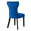 Silhouette Performance Velvet Dining Chairs - Set of 2 - No Shipping Charges MDY-EEI-5014-BLU