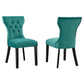 Silhouette Performance Velvet Dining Chairs - Set of 2 - No Shipping Charges