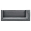 Modway Marchesa Upholstered Performance Velvet Sofa Gray MDY-EEI-5016-GRY