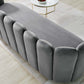 Modway Victoria Channel Tufted Performance Velvet Sofa Mint MDY-EEI-5017-GRY