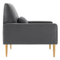 Liliana Performance Velvet Armchair - No Shipping Charges MDY-EEI-5021-CHA