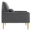 Liliana Performance Velvet Armchair - No Shipping Charges MDY-EEI-5021-CHA