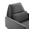 Liliana Performance Velvet Armchair - No Shipping Charges MDY-EEI-5021-CHA