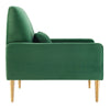 Modway Performance Velvet Emerald Armchair MDY-EEI-5021-EME