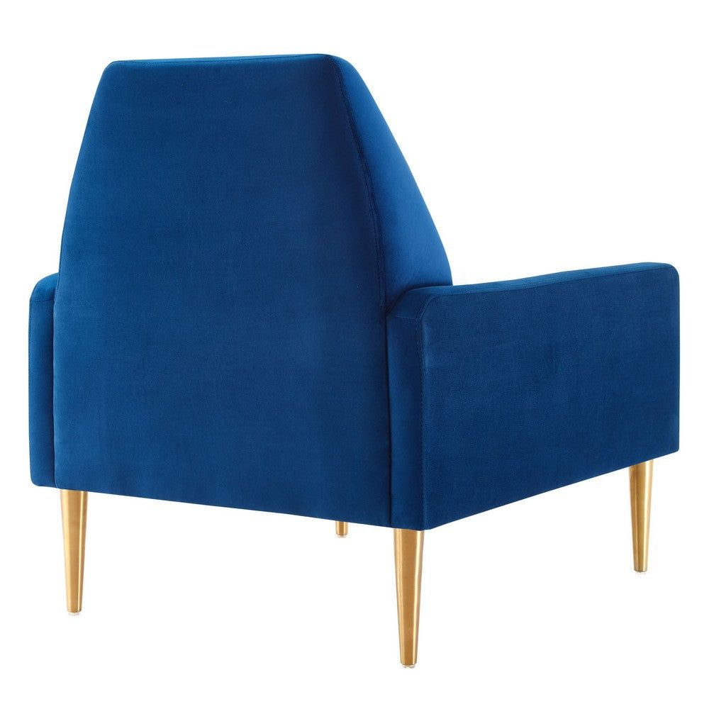 Modway Performance Velvet Navy Armchair MDY-EEI-5021-NAV