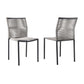 Serenity Outdoor Patio Chairs Set of 2 - No Shipping Charges MDY-EEI-5032-LGR