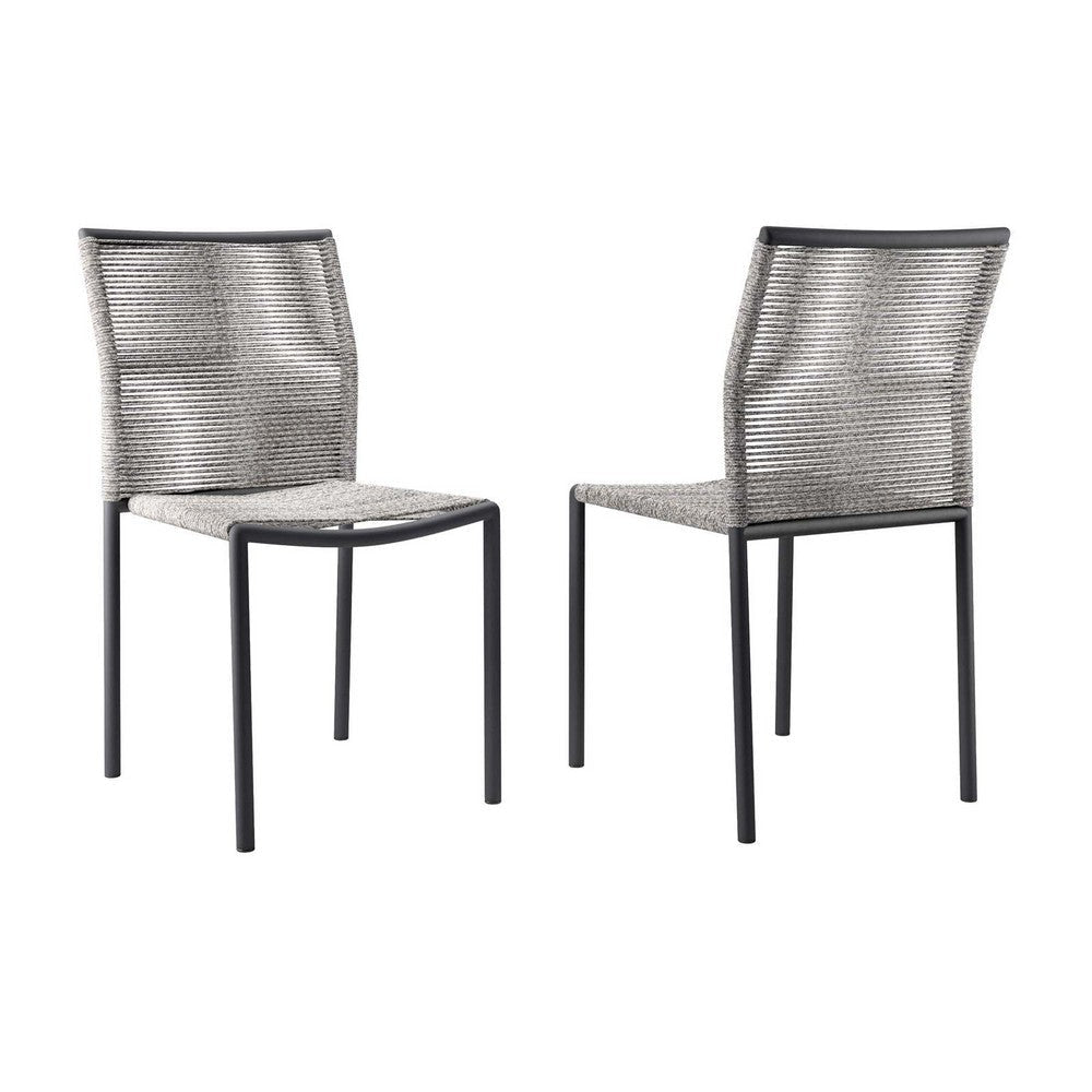 Serenity Outdoor Patio Chairs Set of 2 - No Shipping Charges MDY-EEI-5032-LGR