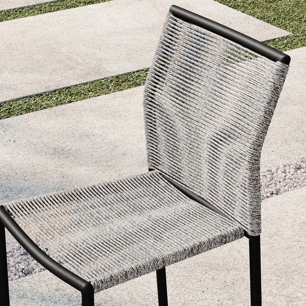 Modway Serenity Outdoor Patio Chairs Set of 2 in Light Gray