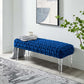 Prologue Woven Performance Velvet Ottoman - No Shipping Charges MDY-EEI-5037-DUS