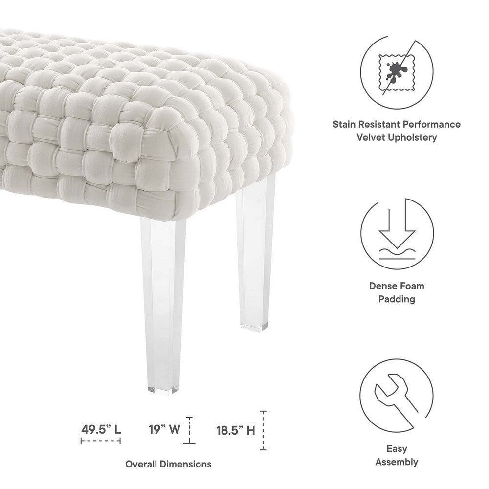 Modway Prologue Ottoman White MDY-EEI-5037-WHI