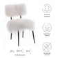 Skylar Sheepskin Chair - No Shipping Charges MDY-EEI-5039-WHI