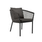 Modway Sailor Outdoor Patio Dining Armchair Charcoal