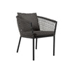 Modway Sailor Outdoor Patio Dining Armchair Charcoal