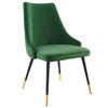 Modway Adorn Tufted Performance Velvet Accent Dining Side Chair - Set of 2 Emerald MDY-EEI-5043-EME