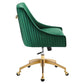 Discern Performance Velvet Office Chair - No Shipping Charges MDY-EEI-5079-GRN