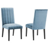 Catalyst Performance Velvet Dining Side Chairs - Set of 2 - No Shipping Charges MDY-EEI-5081-GRN