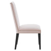 Modway Catalyst Channel Tufted Performance Velvet Parsons Dining Side Chairs in Pink-Set of 2 MDY-EEI-5081-PNK