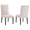 Catalyst Performance Velvet Dining Side Chairs - Set of 2 - No Shipping Charges MDY-EEI-5081-GRN