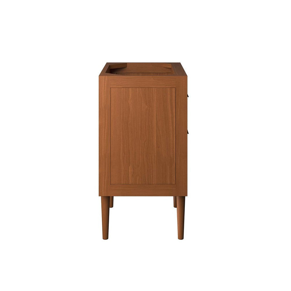 Modway EEI-5082-NAT Cassia 24’’ Teak Wood Bathroom Vanity Cabinet (Sink Basin Not Included) Natural MDY-EEI-5082-NAT