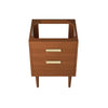 Modway EEI-5082-NAT Cassia 24’’ Teak Wood Bathroom Vanity Cabinet (Sink Basin Not Included) Natural MDY-EEI-5082-NAT