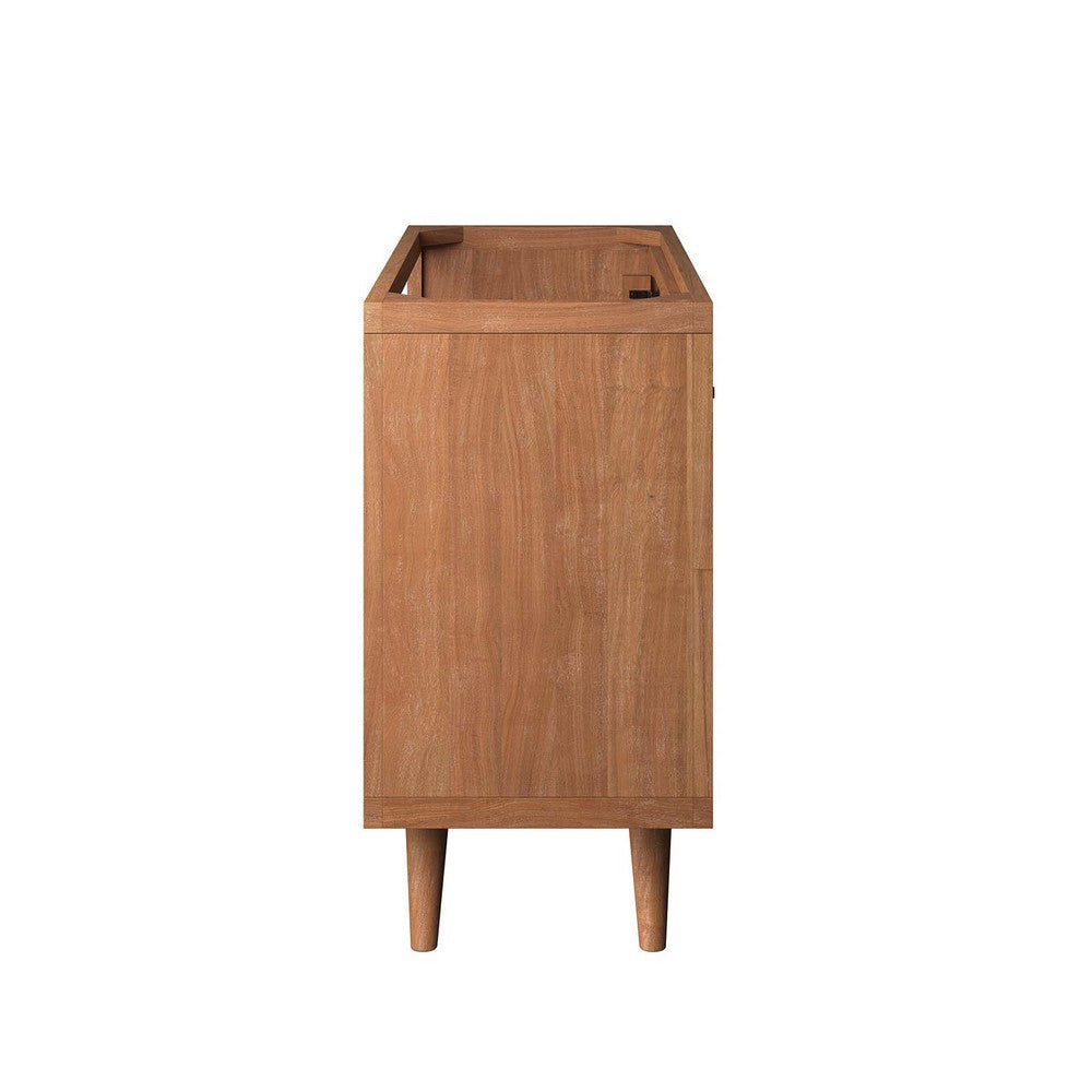 Modway EEI-5087-NAT Birdie 36’’ Teak Wood Bathroom Vanity Cabinet (Sink Basin Not Included) Natural MDY-EEI-5087-NAT