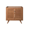 Modway EEI-5087-NAT Birdie 36’’ Teak Wood Bathroom Vanity Cabinet (Sink Basin Not Included) Natural MDY-EEI-5087-NAT