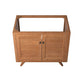 Modway EEI-5087-NAT Birdie 36’’ Teak Wood Bathroom Vanity Cabinet (Sink Basin Not Included) Natural MDY-EEI-5087-NAT