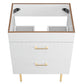 Daybreak 24’ Bathroom Vanity Cabinet (Sink Basin Not Included) - No Shipping Charges MDY-EEI-5106-WHI