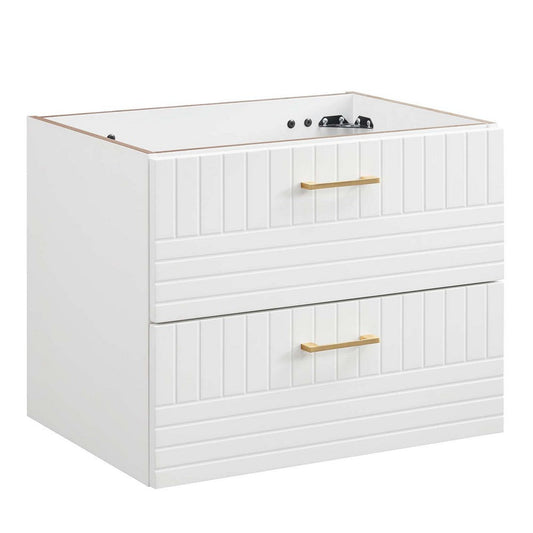 Modway Daybreak 24" Wall-Mount Bathroom Vanity Cabinet (Sink Basin Not Included) in White