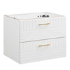 Modway Daybreak 24" Wall-Mount Bathroom Vanity Cabinet (Sink Basin Not Included) in White