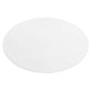 Zinque 42’ Oval Dining Table - No Shipping Charges MDY-EEI-5124-GLD-WHI