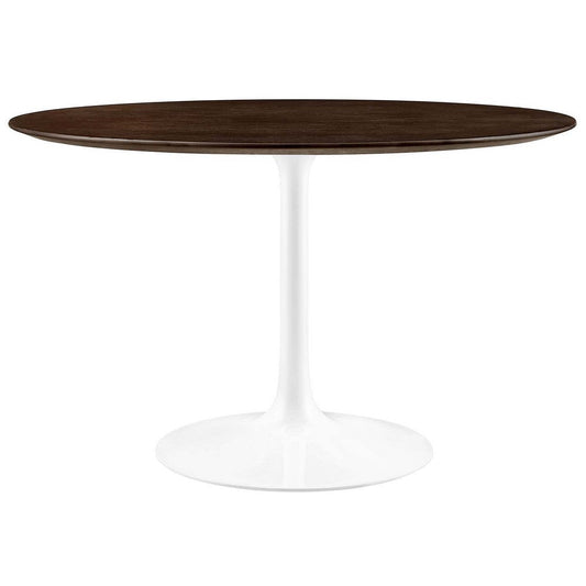 Lippa 48" Round Wood Grain Dining Table