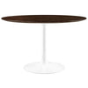 Lippa 48" Round Wood Grain Dining Table