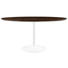 Lippa 60" Round Wood Grain Dining Table