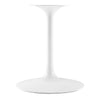 Lippa 60’’ Round Wood Grain Dining Table MDY-EEI-5175-WHI-CHE