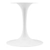 Modway Lippa Dining Table 60’’ White Natural MDY-EEI-5195-WHI-NAT