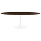 Lippa 78" Oval Wood Grain Dining Table