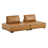 Modway Saunter Sofas, 2-Piece Set, Tan