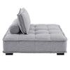 Saunter Tufted Fabric Fabric 4-Piece Sectional Sofa MDY-EEI-5208-LGR