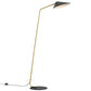 Modway Journey Standing Floor Lamp in Black