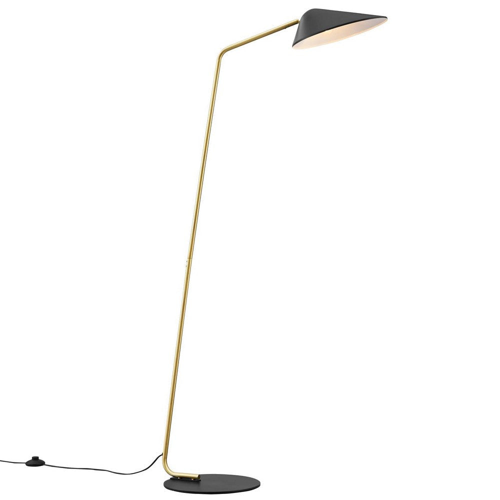 Modway Journey Standing Floor Lamp in Black