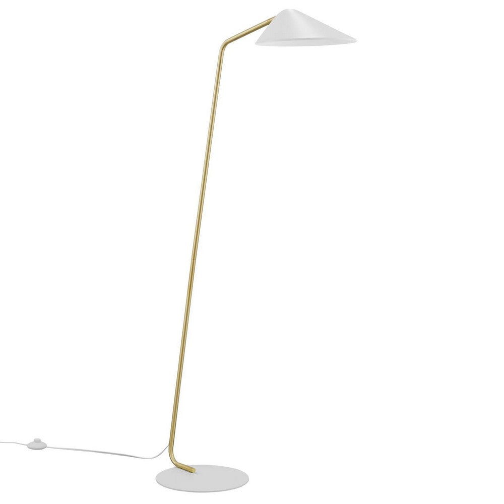 Modway Journey Standing Floor Lamp in White MDY-EEI-5298-WHI