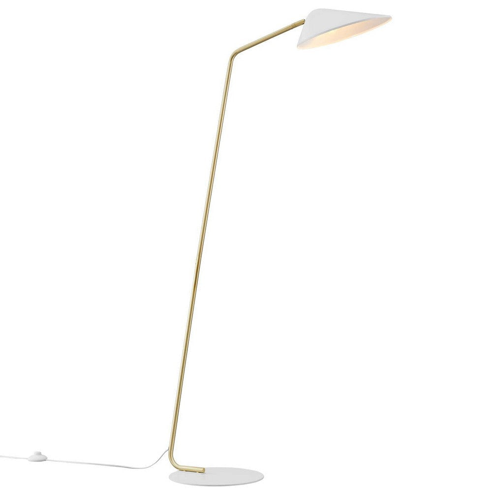 Modway Journey Standing Floor Lamp in White