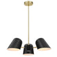 Modway EEI-5301-BLK Briana Chandeliers, 25.5"D X 25.5"W X 64.5"H, Black