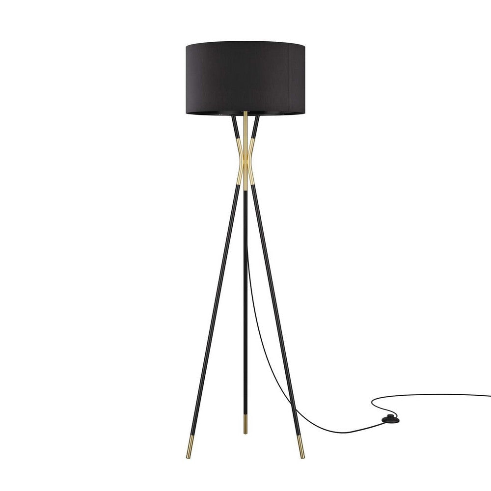 Audrey Standing Floor Lamp - No Shipping Charges MDY-EEI-5304-BLK-BLK