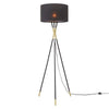 Audrey Standing Floor Lamp - No Shipping Charges MDY-EEI-5304-BLK-BLK