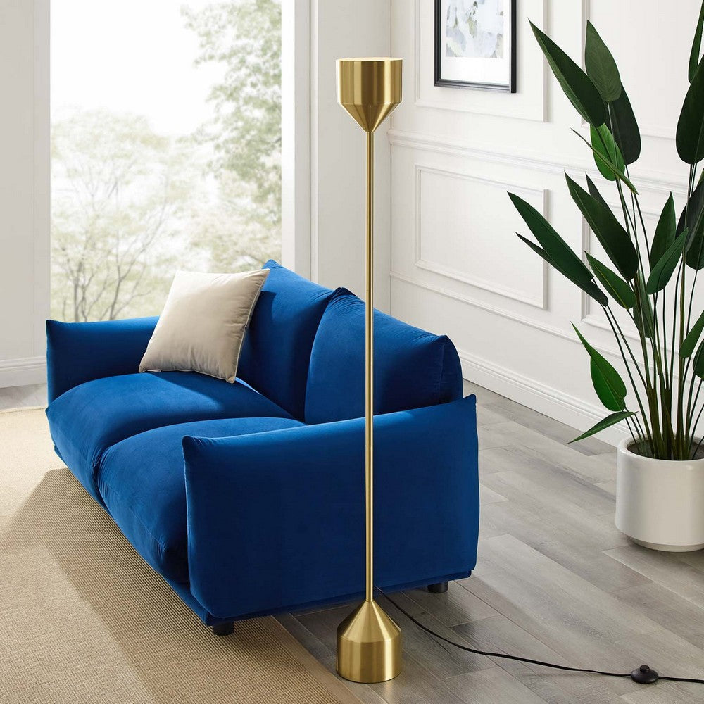 Kara Standing Floor Lamp - No Shipping Charges MDY-EEI-5306-GLD