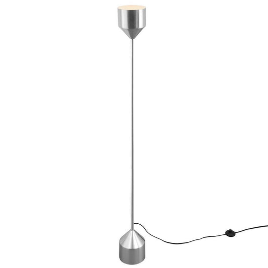 Modway Kara Standing Floor Lamp in Silver