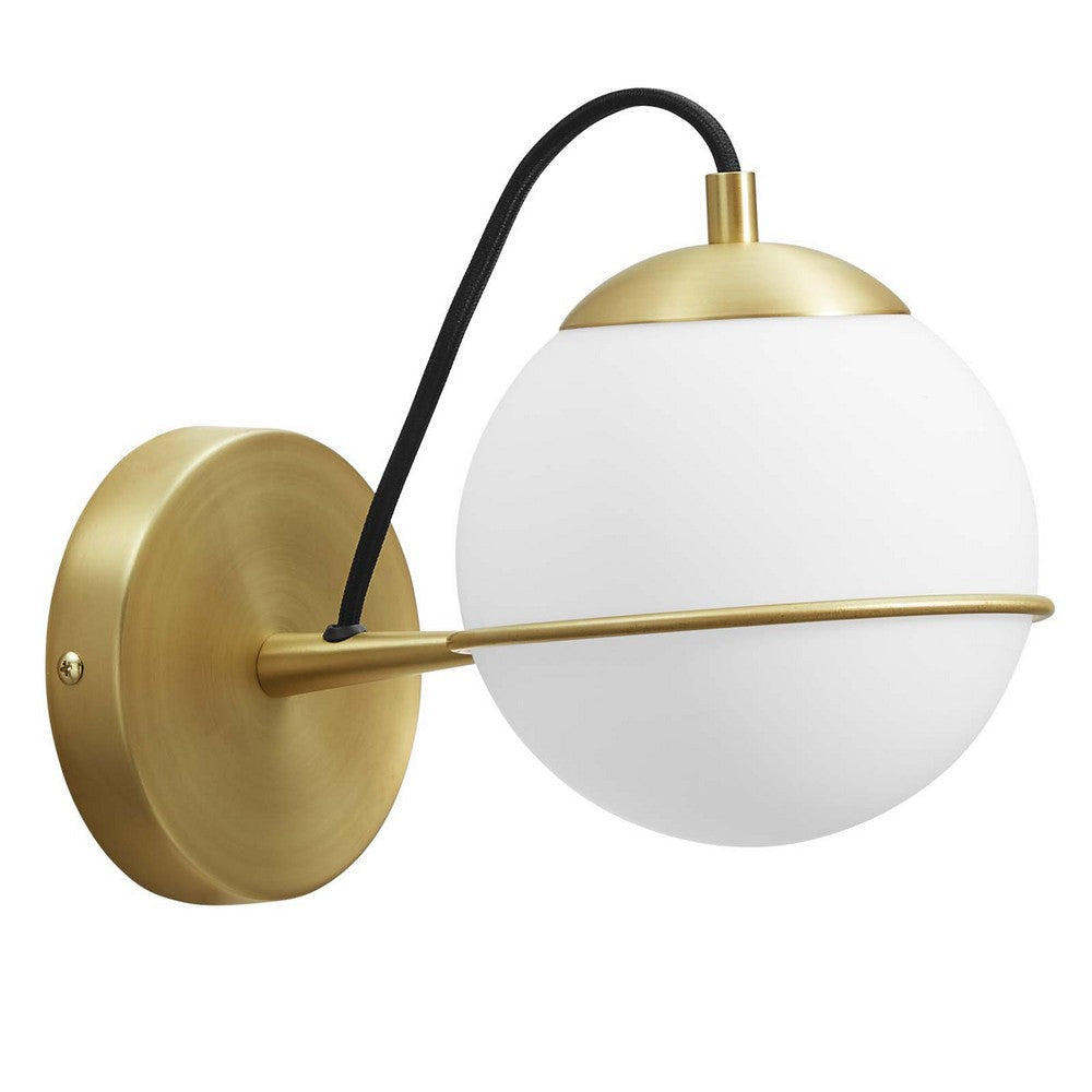 Hanna Hardwire Wall Sconce - No Shipping Charges MDY-EEI-5308-OPA-GLD